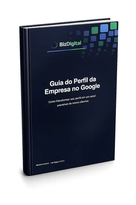 Capa do guia: Guia do Perfil da Empresa no Google