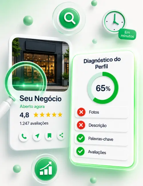 Diagnóstico do perfil analisando ligações, mensagens e vendas