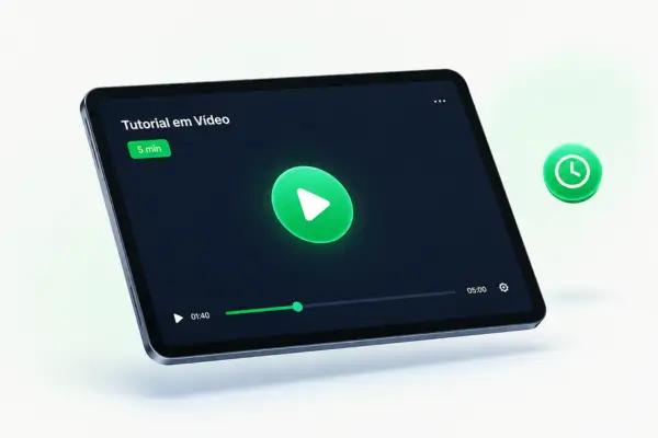 Player do tutorial em vídeo de 5 minutos ensinando a usar o Consultor Local IA